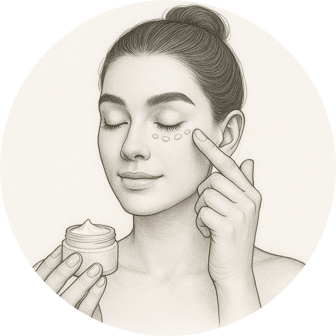 Contour des yeux