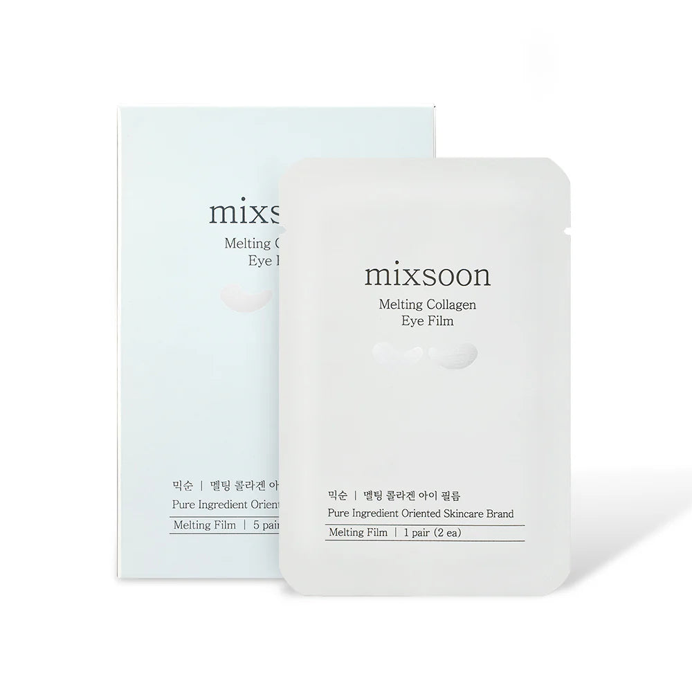 Mixsoon Melting Collagen Eye Film – Patchs contour des yeux au collagène