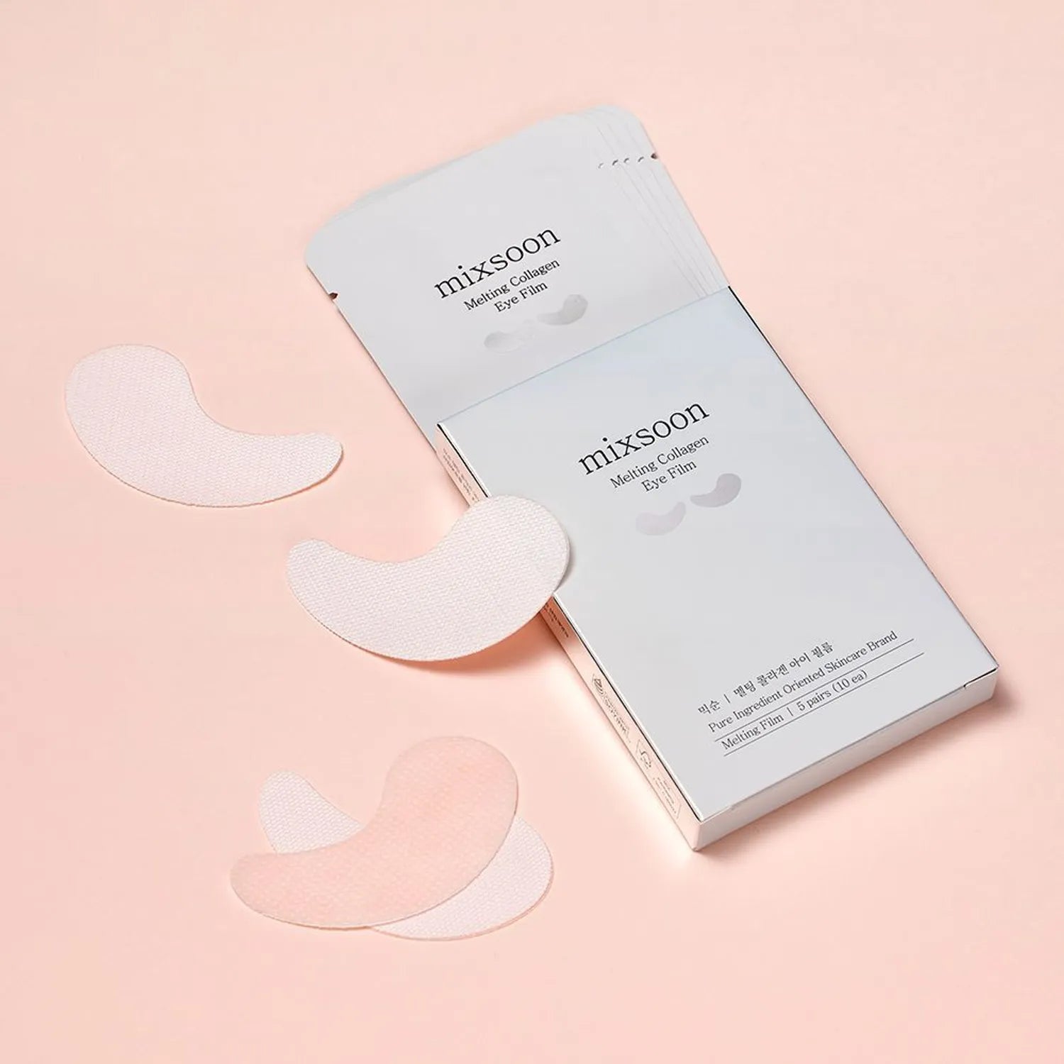 Mixsoon Melting Collagen Eye Film – Patchs contour des yeux au collagène
