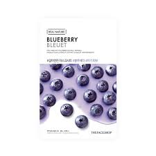 THE FACE SHOP Real Nature Blueberry Mask Sheet