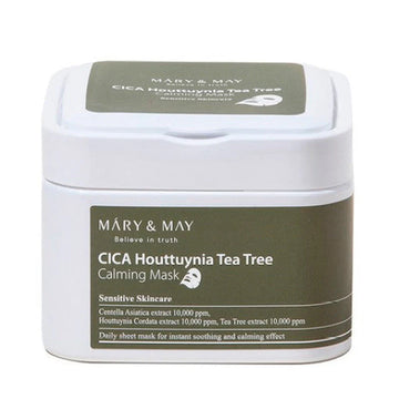 Mary & May Cica Houttuynia Tea Tree Calming Mask – 30 masques