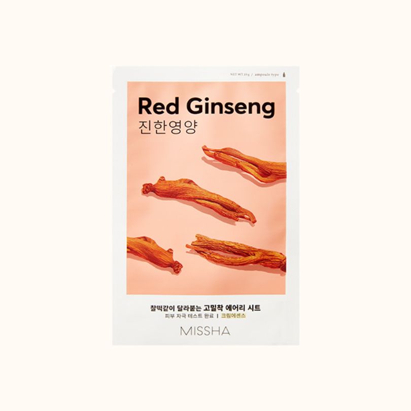 Missha Airy Fit Tuchmaske – Roter Ginseng